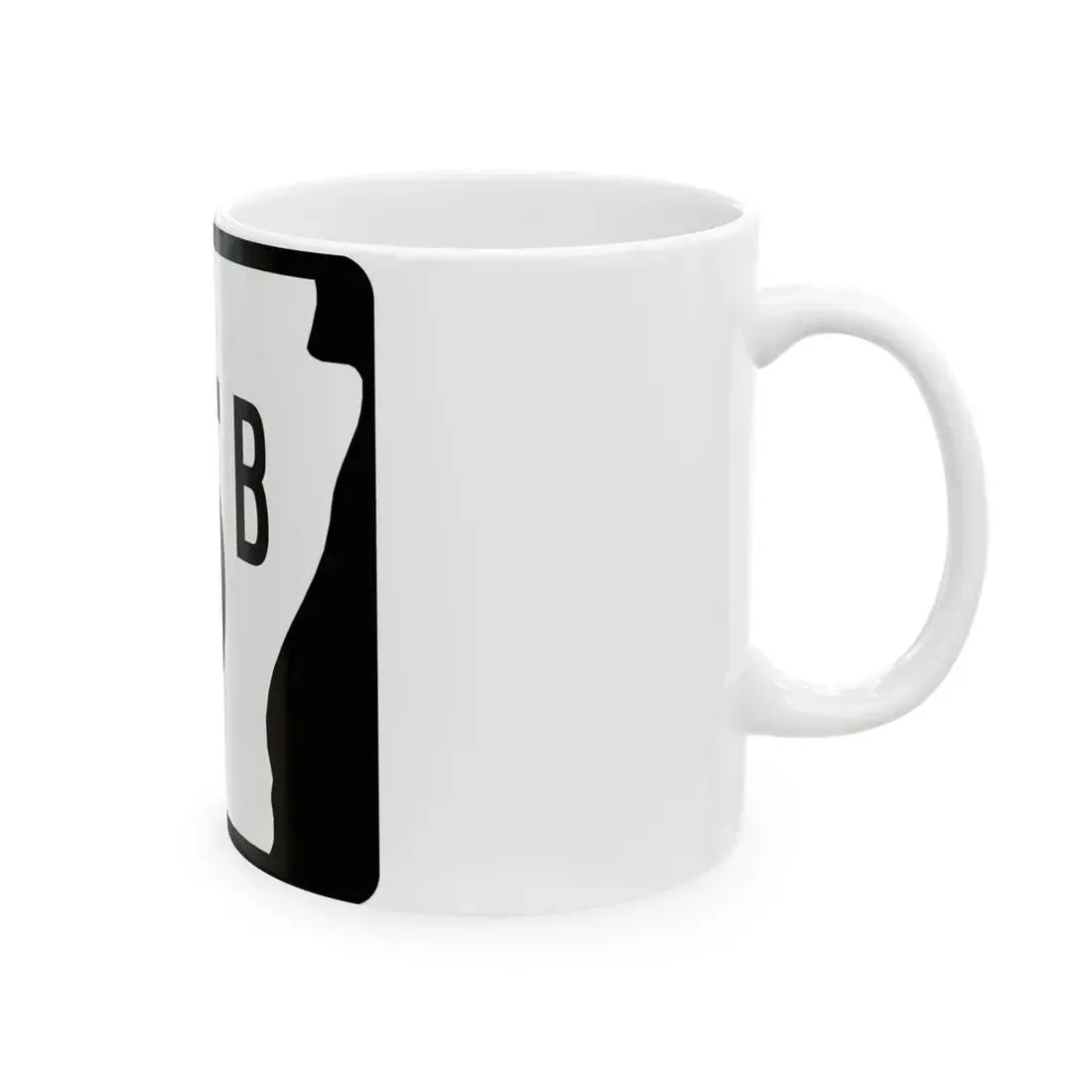 Arkansas 15B (Arkansas) (Road Sign) White Coffee Mug - Go Mug Yourself