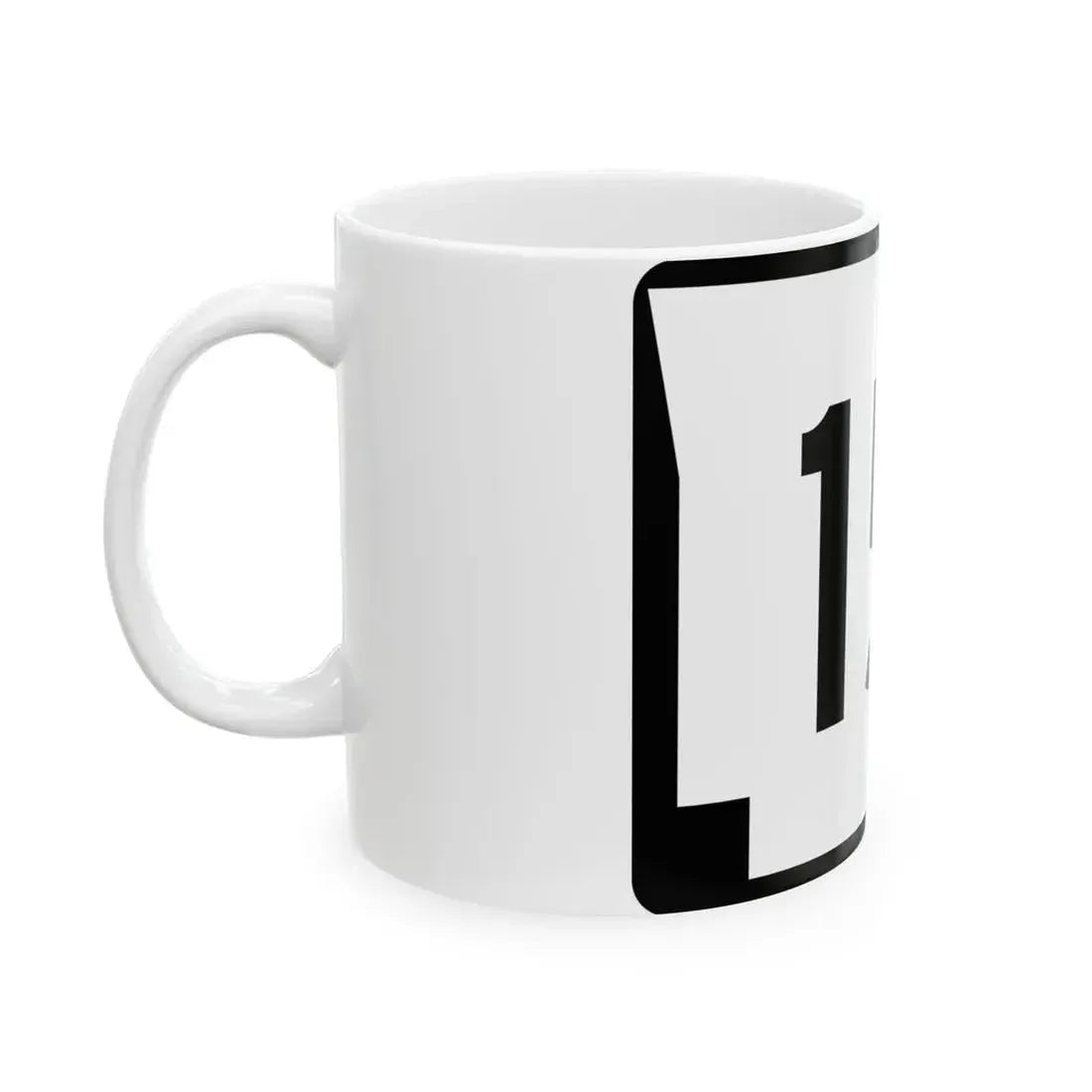 Arkansas 15S (Arkansas) (Road Sign) White Coffee Mug - Go Mug Yourself