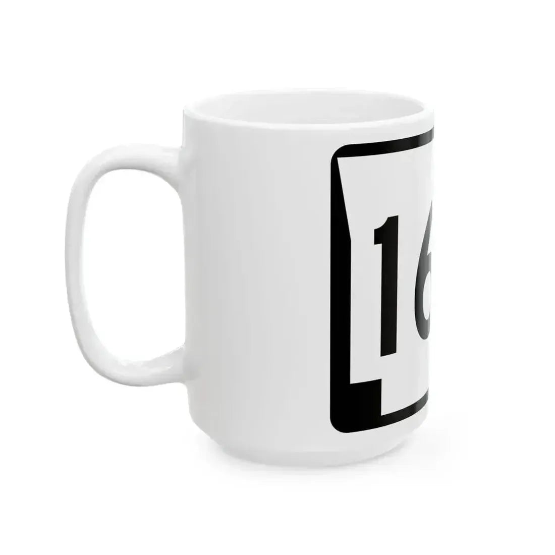 Arkansas 160 (Arkansas) (Road Sign) White Coffee Mug - Go Mug Yourself