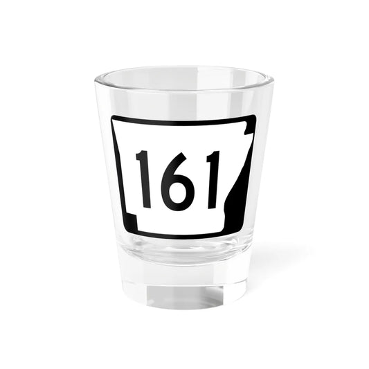 Arkansas 161 (Arkansas) (Road Sign) Shot Glass 1.5oz 1.5oz - Go Mug Yourself
