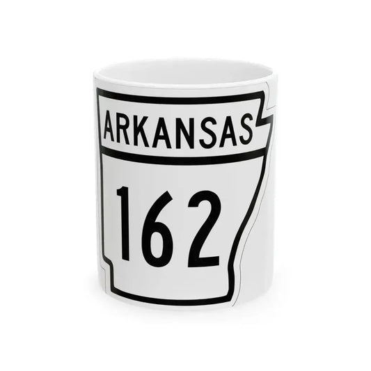 Arkansas 162 1948 (Arkansas) (Road Sign) White Coffee Mug 11oz - Go Mug Yourself