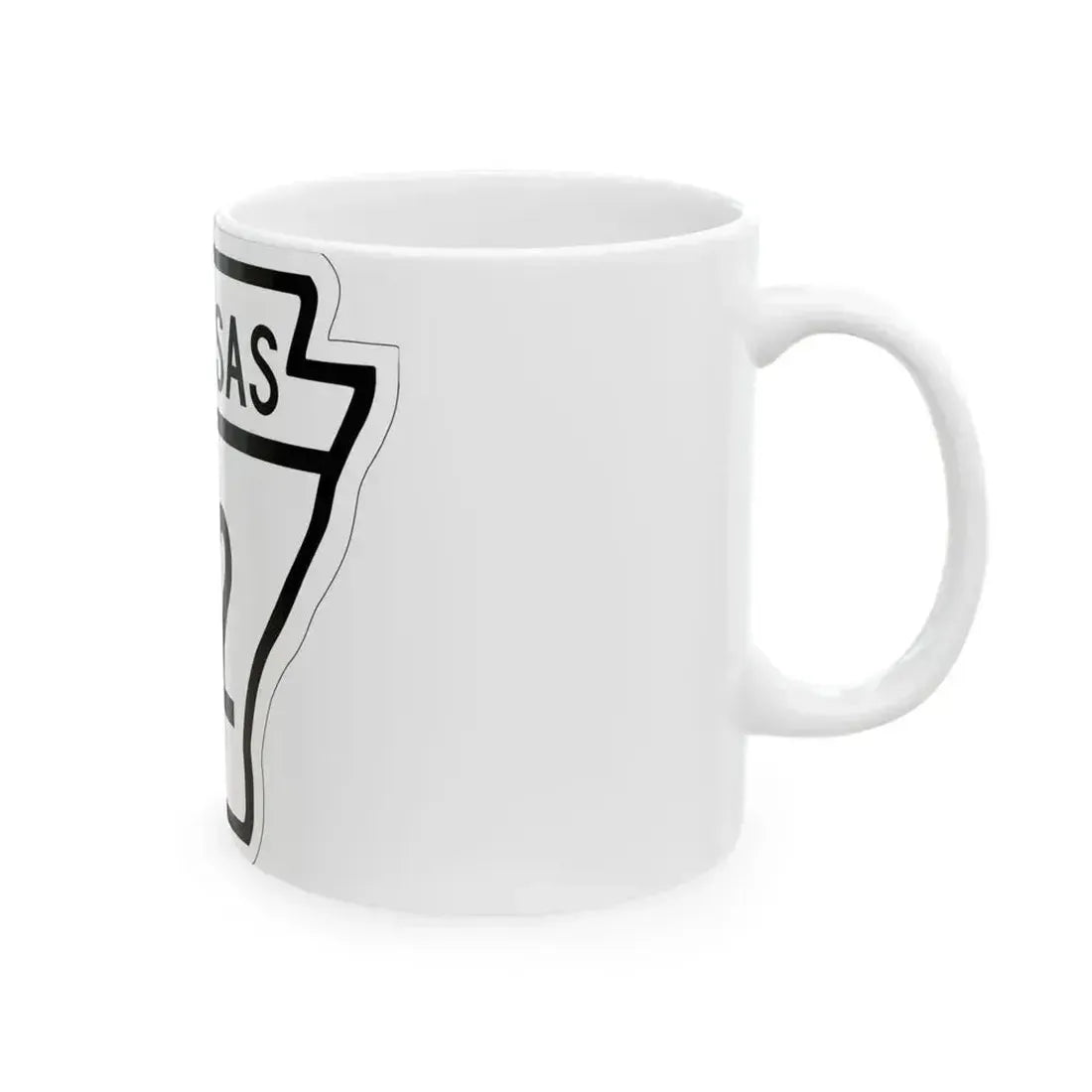 Arkansas 162 1948 (Arkansas) (Road Sign) White Coffee Mug - Go Mug Yourself