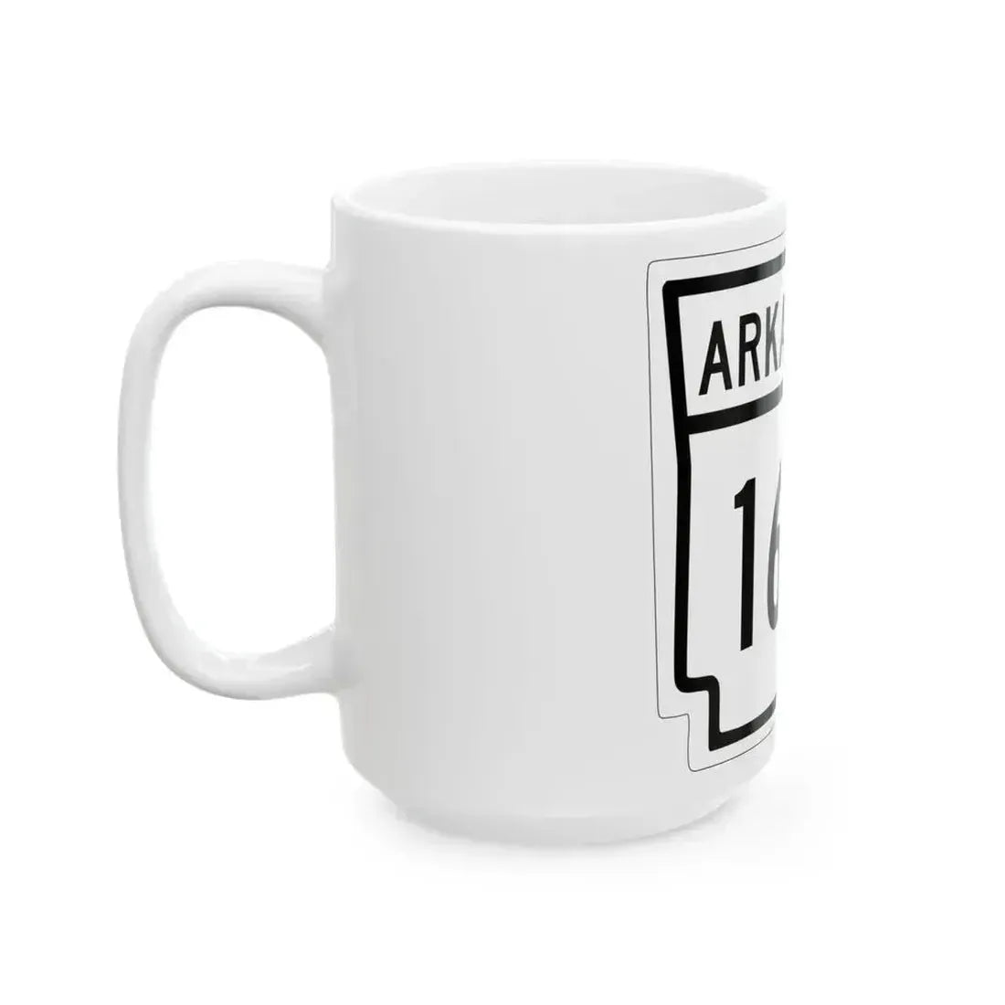 Arkansas 162 1948 (Arkansas) (Road Sign) White Coffee Mug - Go Mug Yourself