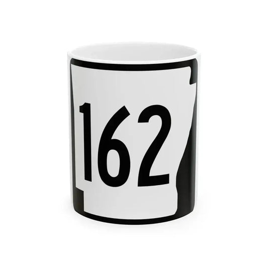 Arkansas 162 1970 (Arkansas) (Road Sign) White Coffee Mug 11oz - Go Mug Yourself