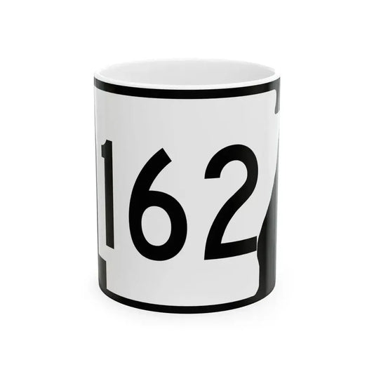 Arkansas 162 (Arkansas) (Road Sign) White Coffee Mug 11oz - Go Mug Yourself