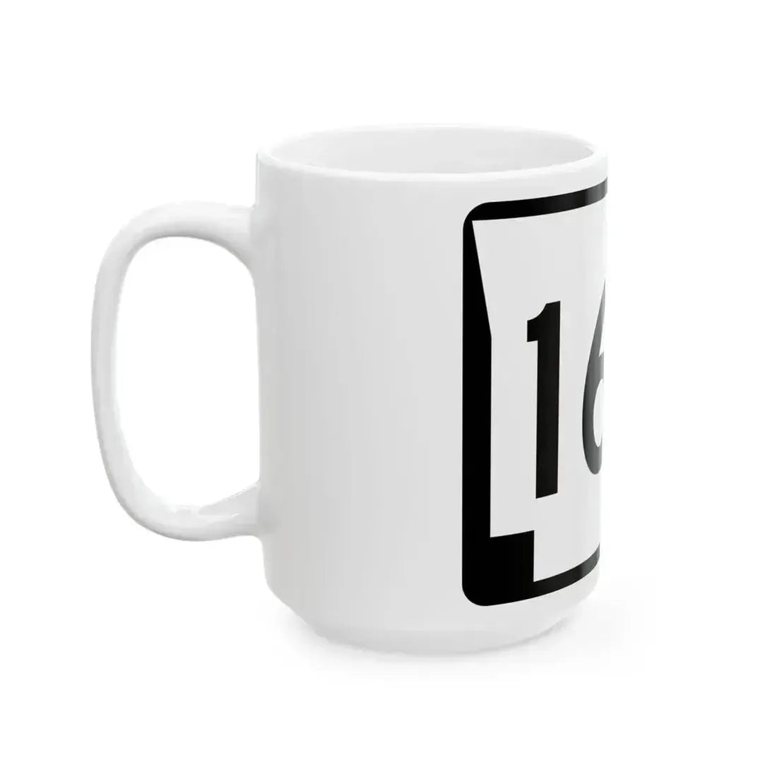 Arkansas 162 (Arkansas) (Road Sign) White Coffee Mug - Go Mug Yourself