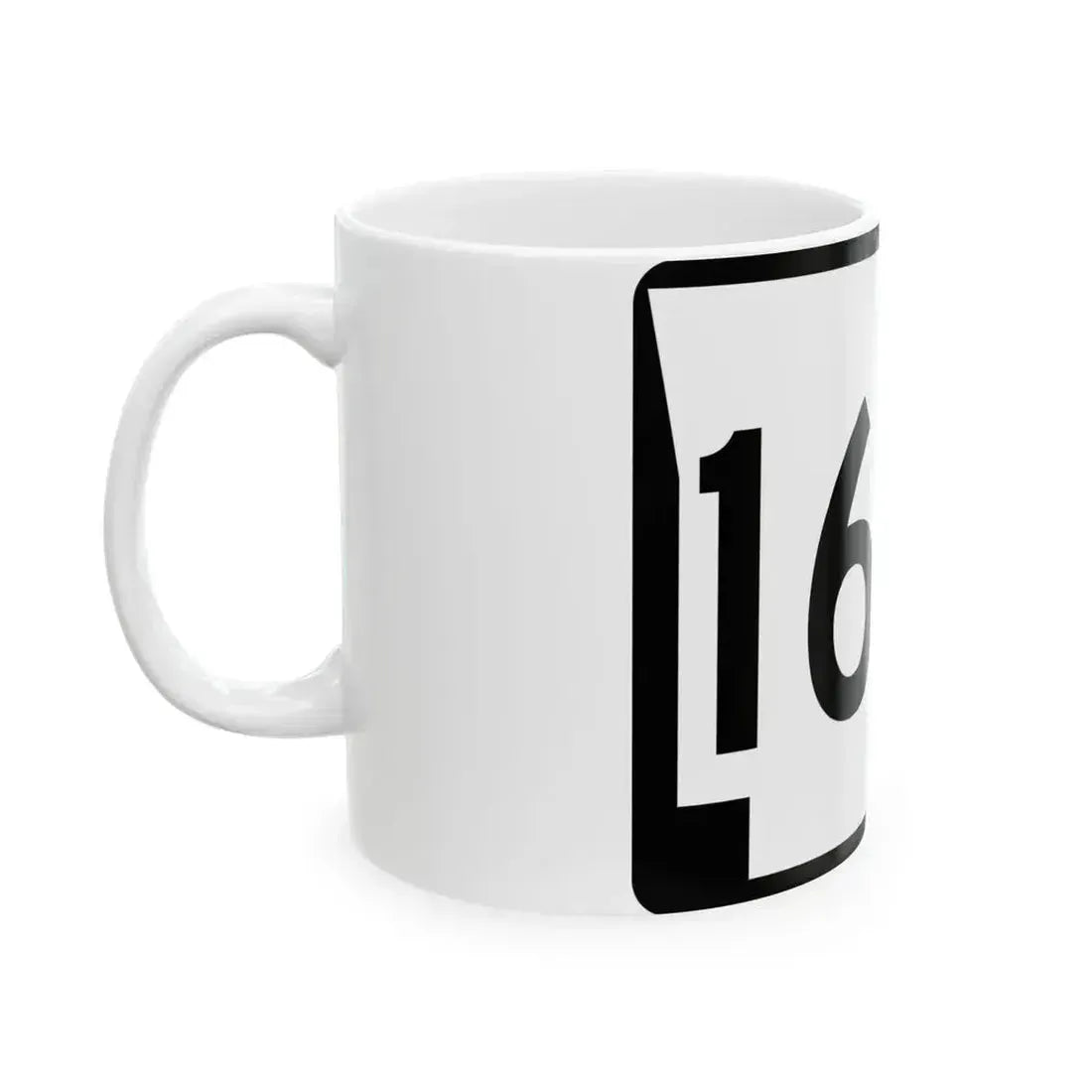 Arkansas 163S (Arkansas) (Road Sign) White Coffee Mug - Go Mug Yourself