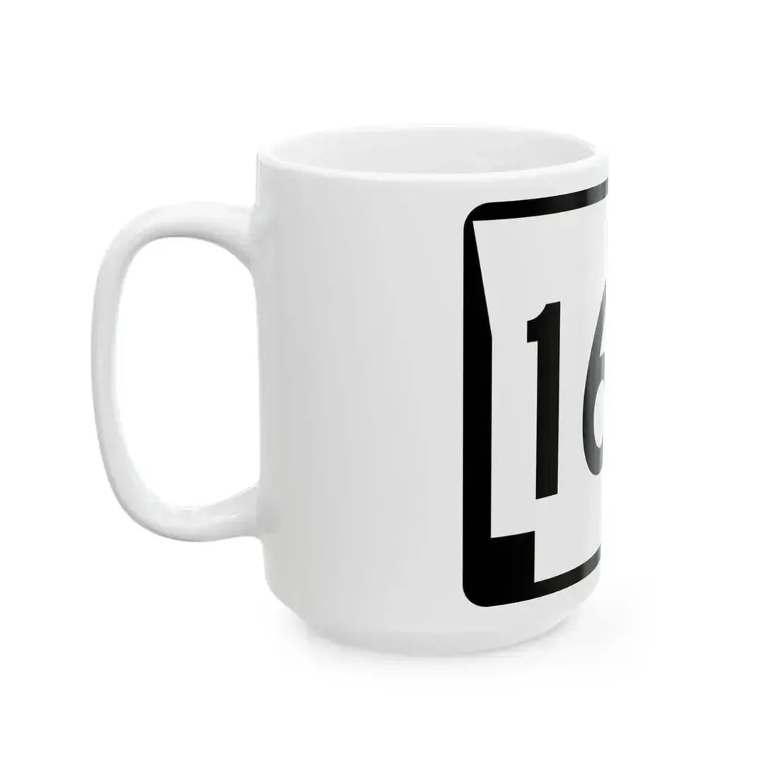 Arkansas 164 (Arkansas) (Road Sign) White Coffee Mug - Go Mug Yourself