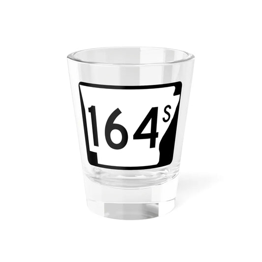 Arkansas 164S (Arkansas) (Road Sign) Shot Glass 1.5oz 1.5oz - Go Mug Yourself