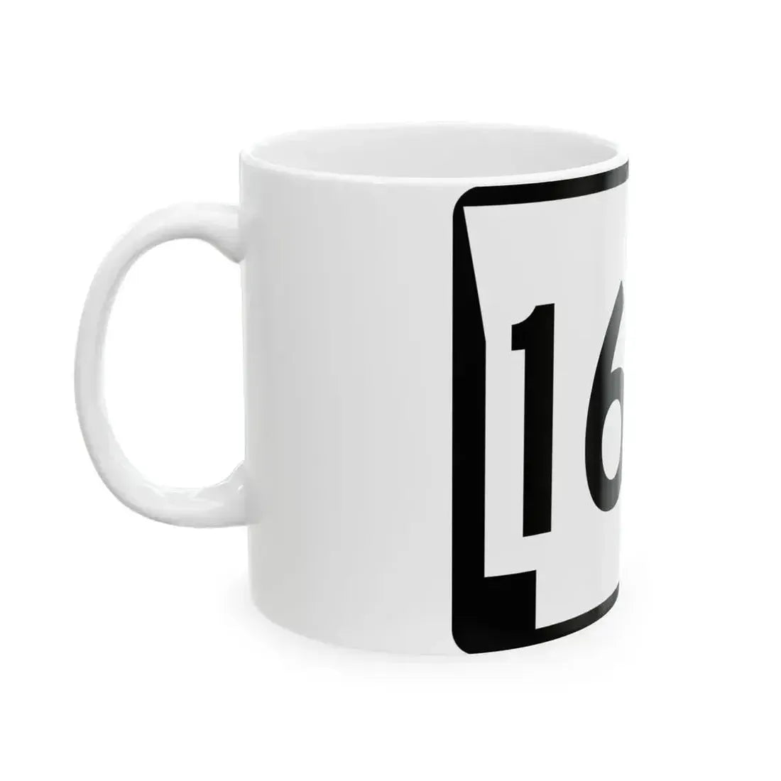 Arkansas 164S (Arkansas) (Road Sign) White Coffee Mug - Go Mug Yourself