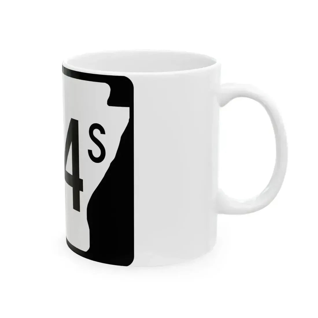 Arkansas 164S (Arkansas) (Road Sign) White Coffee Mug - Go Mug Yourself