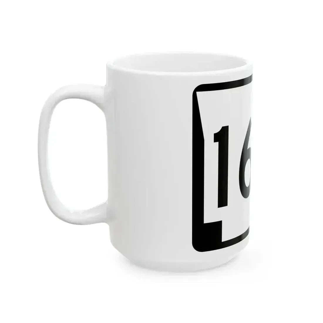 Arkansas 168 (Arkansas) (Road Sign) White Coffee Mug - Go Mug Yourself
