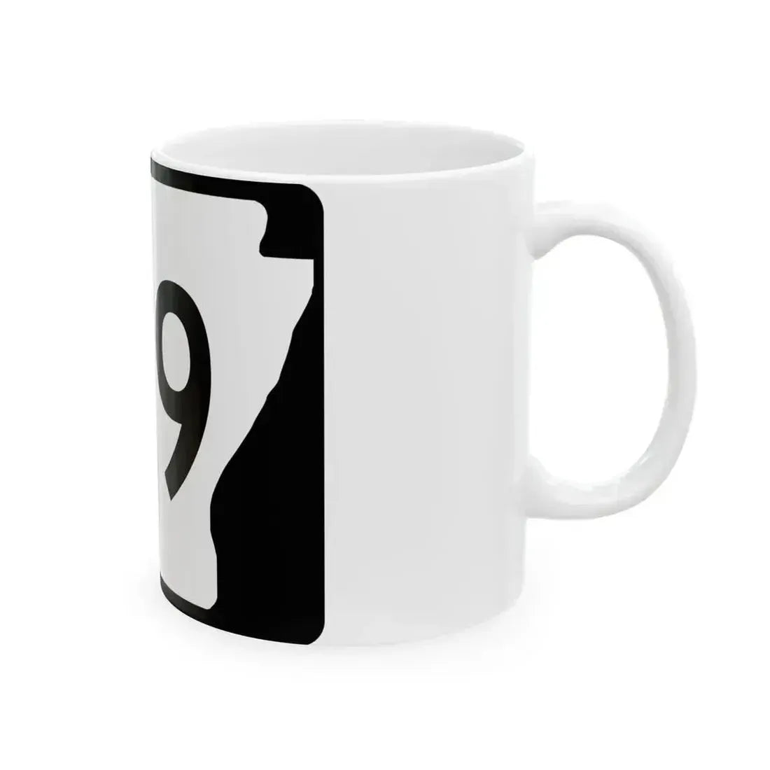 Arkansas 169 (Arkansas) (Road Sign) White Coffee Mug - Go Mug Yourself