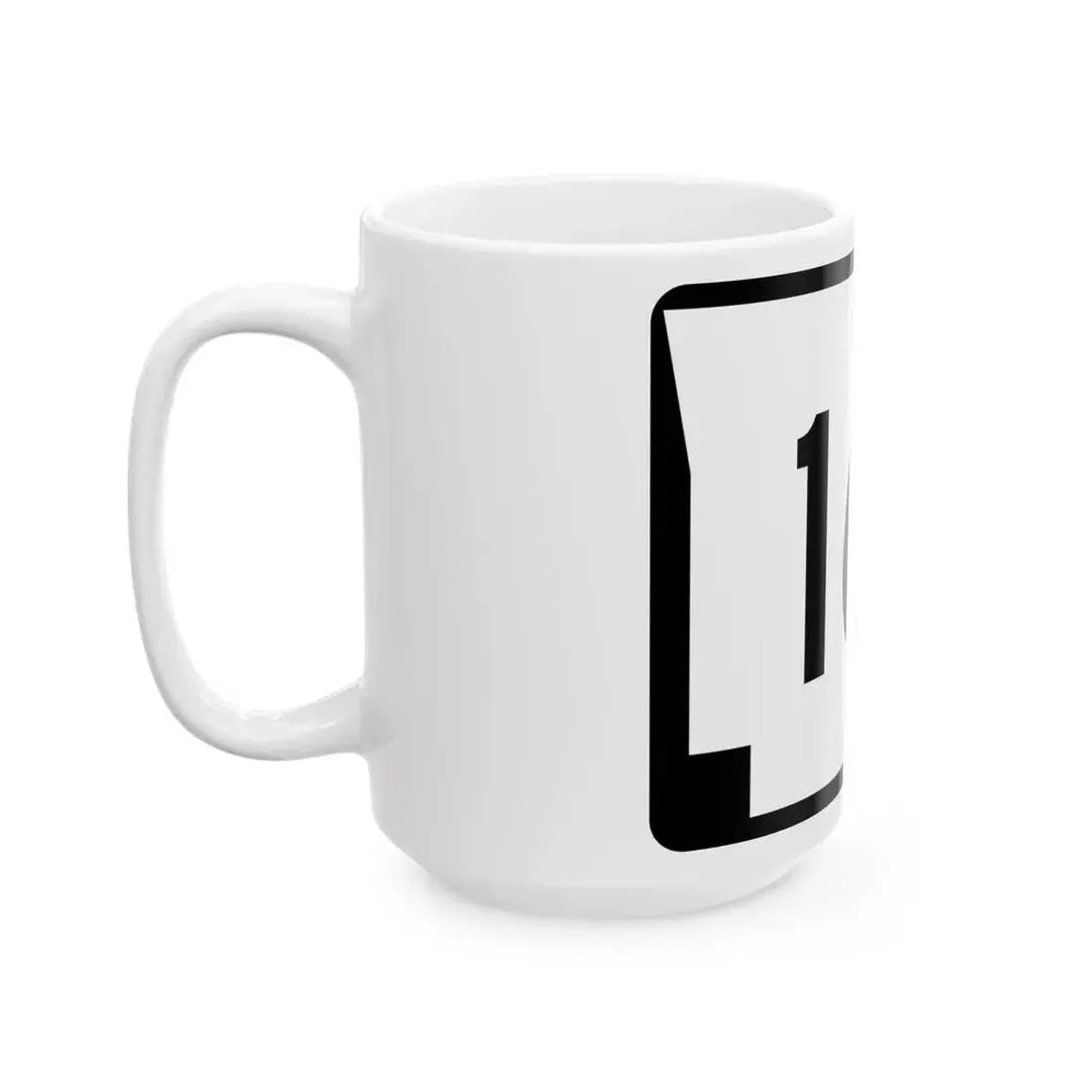 Arkansas 16S (Arkansas) (Road Sign) White Coffee Mug - Go Mug Yourself