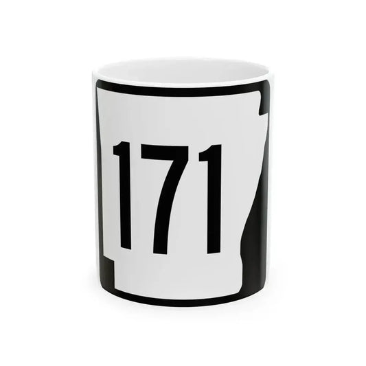 Arkansas 171 1970 (Arkansas) (Road Sign) White Coffee Mug 11oz - Go Mug Yourself