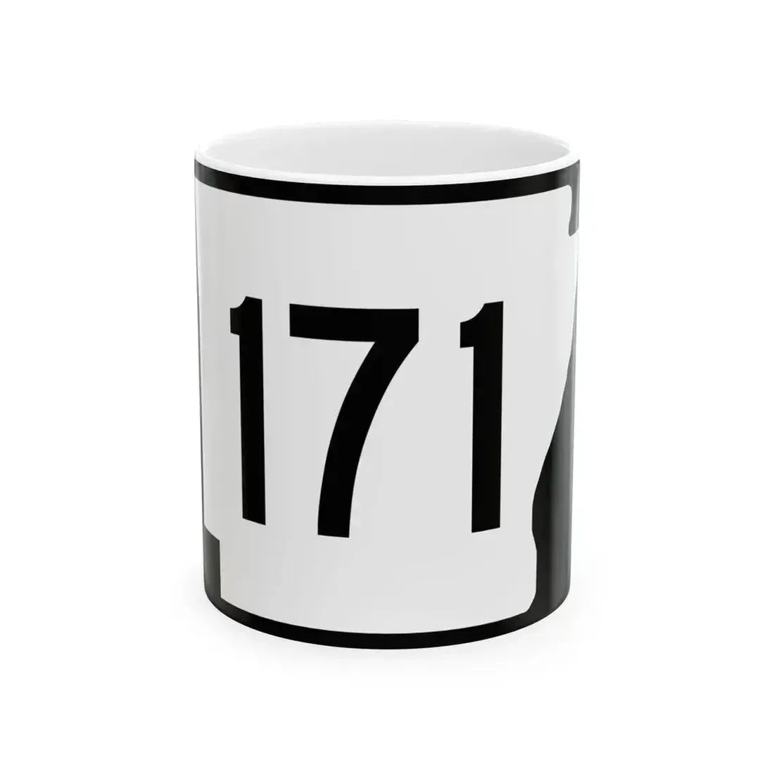 Arkansas 171 (Arkansas) (Road Sign) White Coffee Mug 11oz - Go Mug Yourself