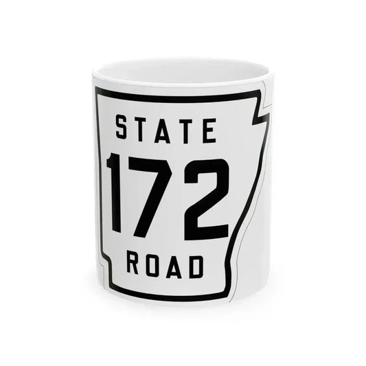 Arkansas 172 1926 (Arkansas) (Road Sign) White Coffee Mug 11oz - Go Mug Yourself
