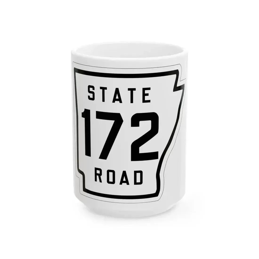 Arkansas 172 1926 (Arkansas) (Road Sign) White Coffee Mug - Go Mug Yourself