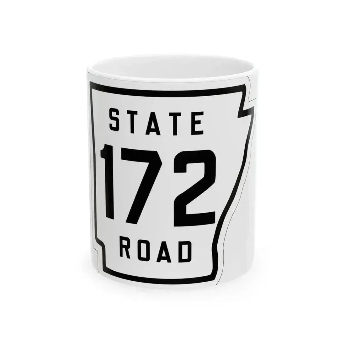 Arkansas 172 1926 (Arkansas) (Road Sign) White Coffee Mug - Go Mug Yourself