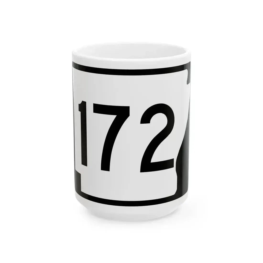 Arkansas 172 (Arkansas) (Road Sign) White Coffee Mug 15oz - Go Mug Yourself
