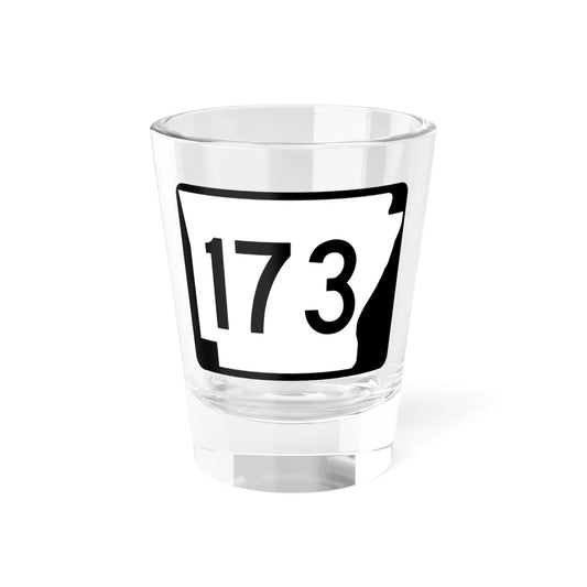 Arkansas 173 (Arkansas) (Road Sign) Shot Glass 1.5oz 1.5oz - Go Mug Yourself