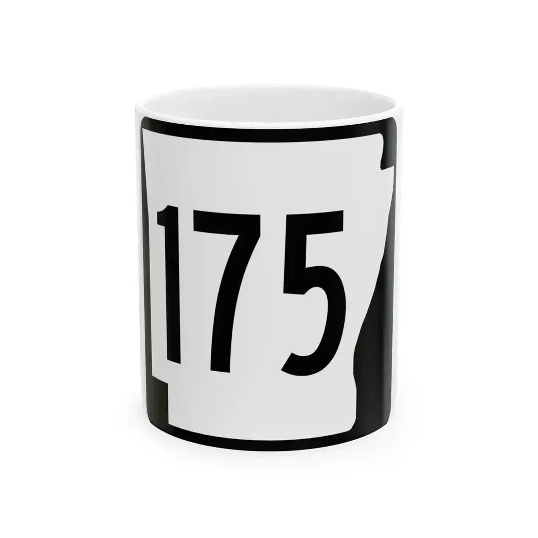Arkansas 175 1970 (Arkansas) (Road Sign) White Coffee Mug 11oz - Go Mug Yourself