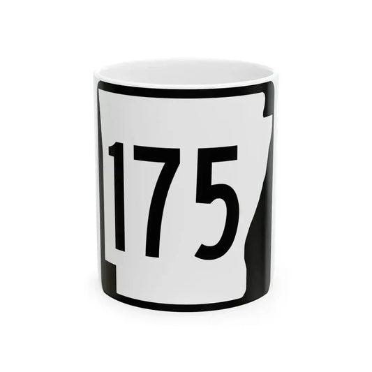 Arkansas 175 1970 (Arkansas) (Road Sign) White Coffee Mug 11oz - Go Mug Yourself