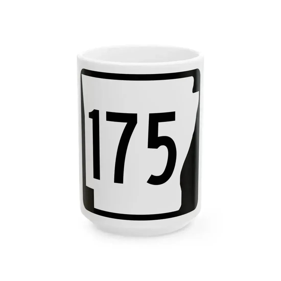 Arkansas 175 1970 (Arkansas) (Road Sign) White Coffee Mug - Go Mug Yourself