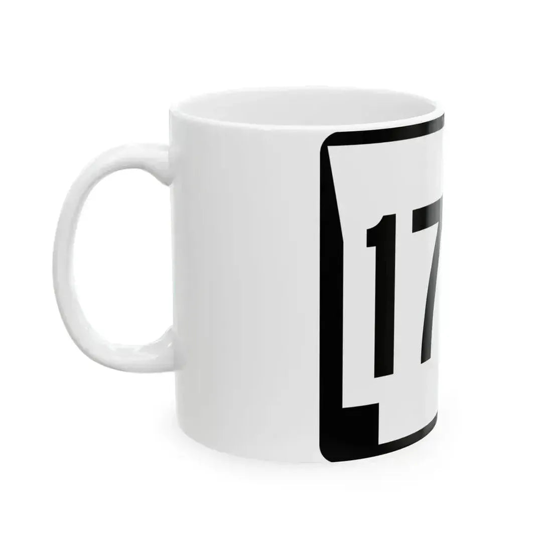 Arkansas 176Y (Arkansas) (Road Sign) White Coffee Mug - Go Mug Yourself