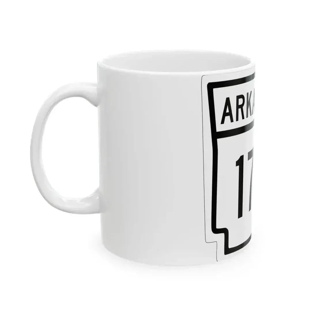 Arkansas 177 1948 (Arkansas) (Road Sign) White Coffee Mug - Go Mug Yourself
