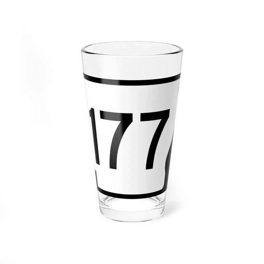 Arkansas 177 (Arkansas) (Road Sign) Pint Glss 16oz 16oz - Go Mug Yourself