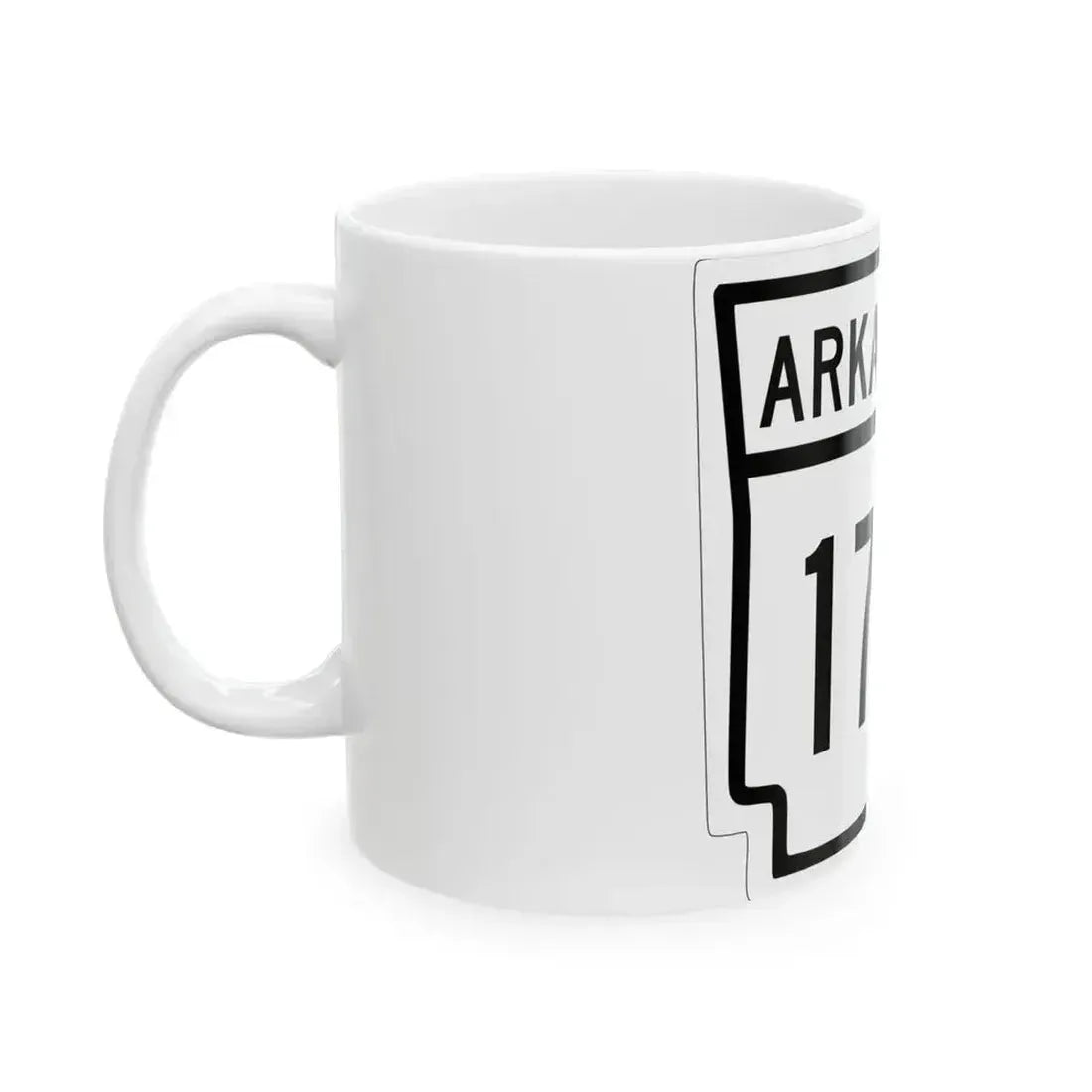 Arkansas 178 1948 (Arkansas) (Road Sign) White Coffee Mug - Go Mug Yourself