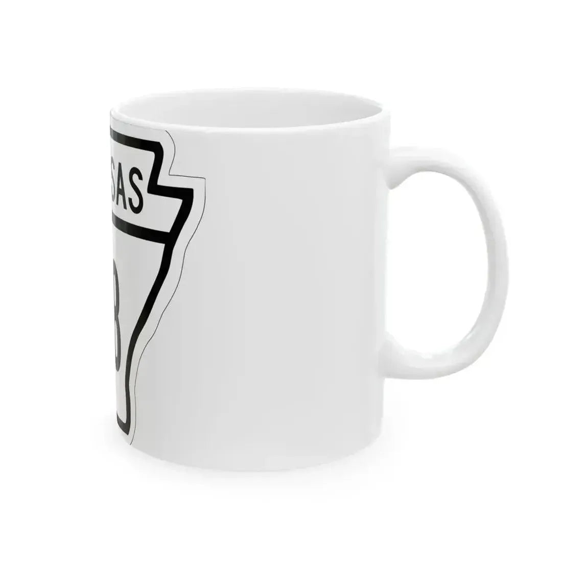 Arkansas 178 1948 (Arkansas) (Road Sign) White Coffee Mug - Go Mug Yourself