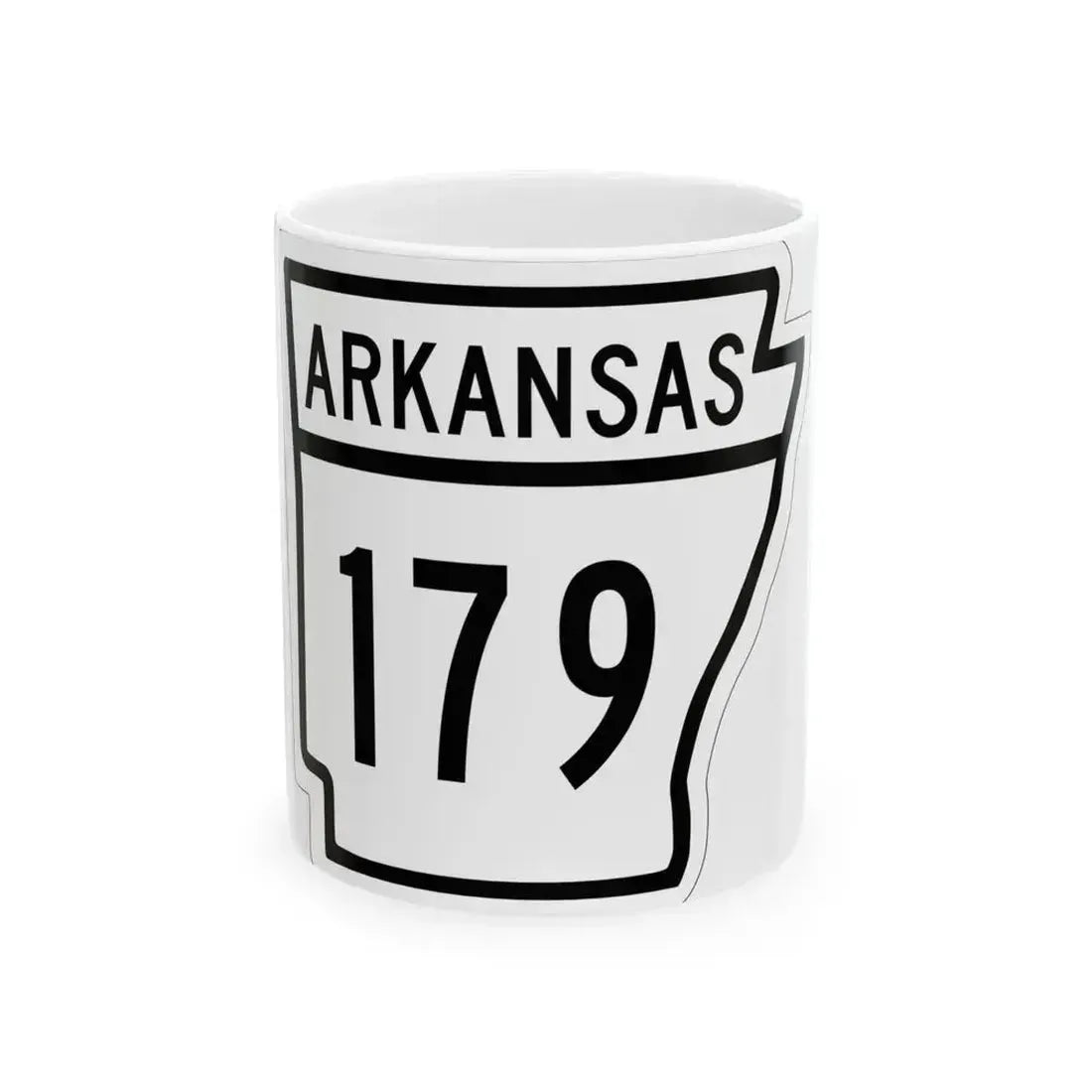 Arkansas 179 1948 (Arkansas) (Road Sign) White Coffee Mug 11oz - Go Mug Yourself
