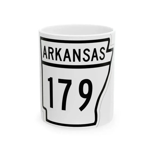Arkansas 179 1948 (Arkansas) (Road Sign) White Coffee Mug 11oz - Go Mug Yourself