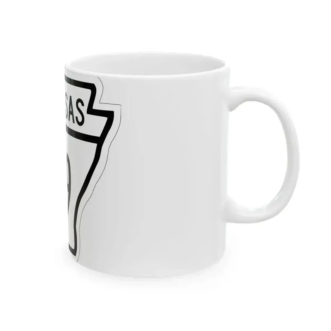 Arkansas 179 1948 (Arkansas) (Road Sign) White Coffee Mug - Go Mug Yourself