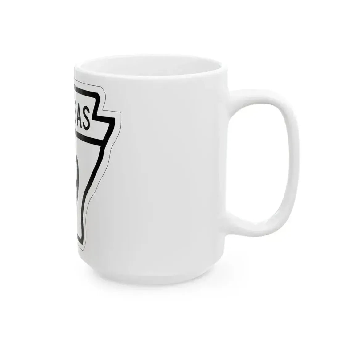 Arkansas 179 1948 (Arkansas) (Road Sign) White Coffee Mug - Go Mug Yourself
