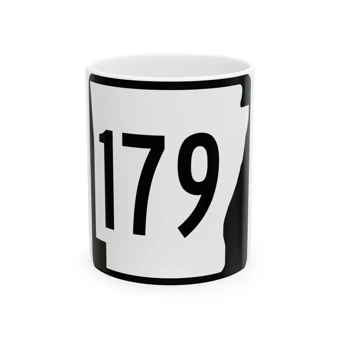 Arkansas 179 1970 (Arkansas) (Road Sign) White Coffee Mug 11oz - Go Mug Yourself