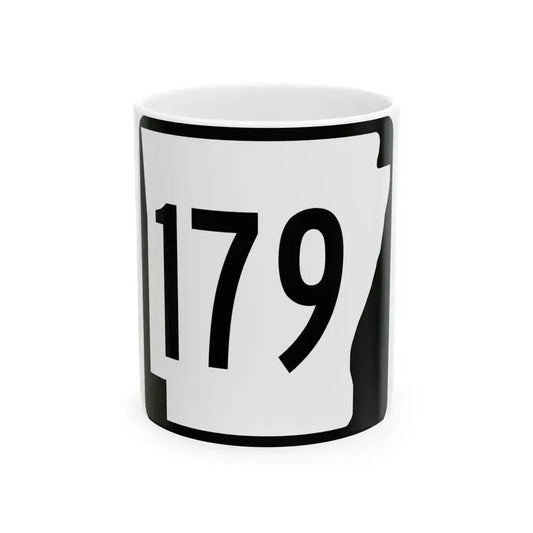 Arkansas 179 1970 (Arkansas) (Road Sign) White Coffee Mug 11oz - Go Mug Yourself