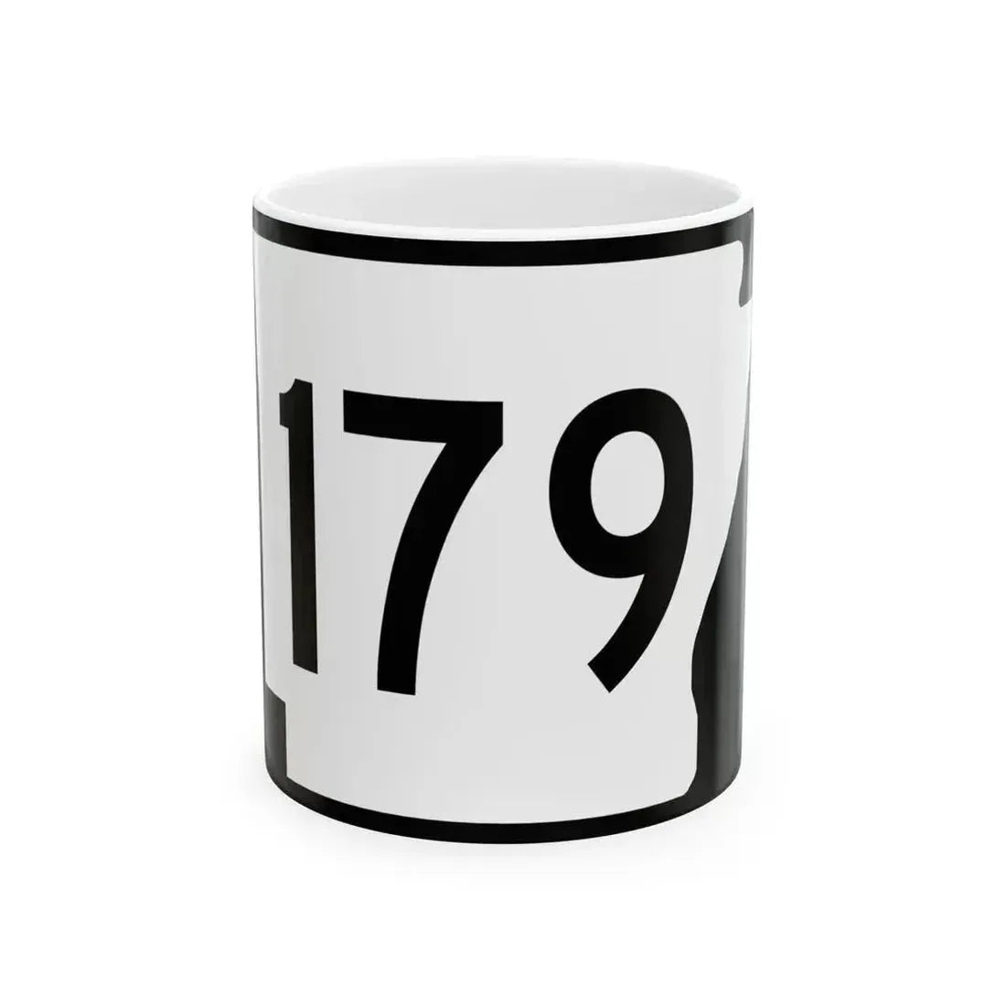 Arkansas 179 (Arkansas) (Road Sign) White Coffee Mug 11oz - Go Mug Yourself