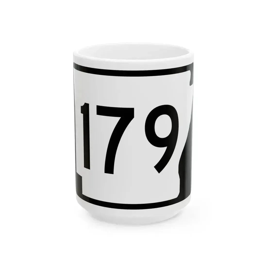 Arkansas 179 (Arkansas) (Road Sign) White Coffee Mug 15oz - Go Mug Yourself