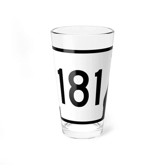 Arkansas 181 (Arkansas) (Road Sign) Pint Glss 16oz 16oz - Go Mug Yourself