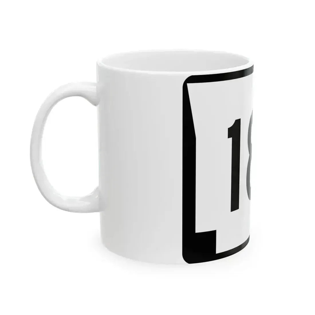 Arkansas 181 (Arkansas) (Road Sign) White Coffee Mug - Go Mug Yourself