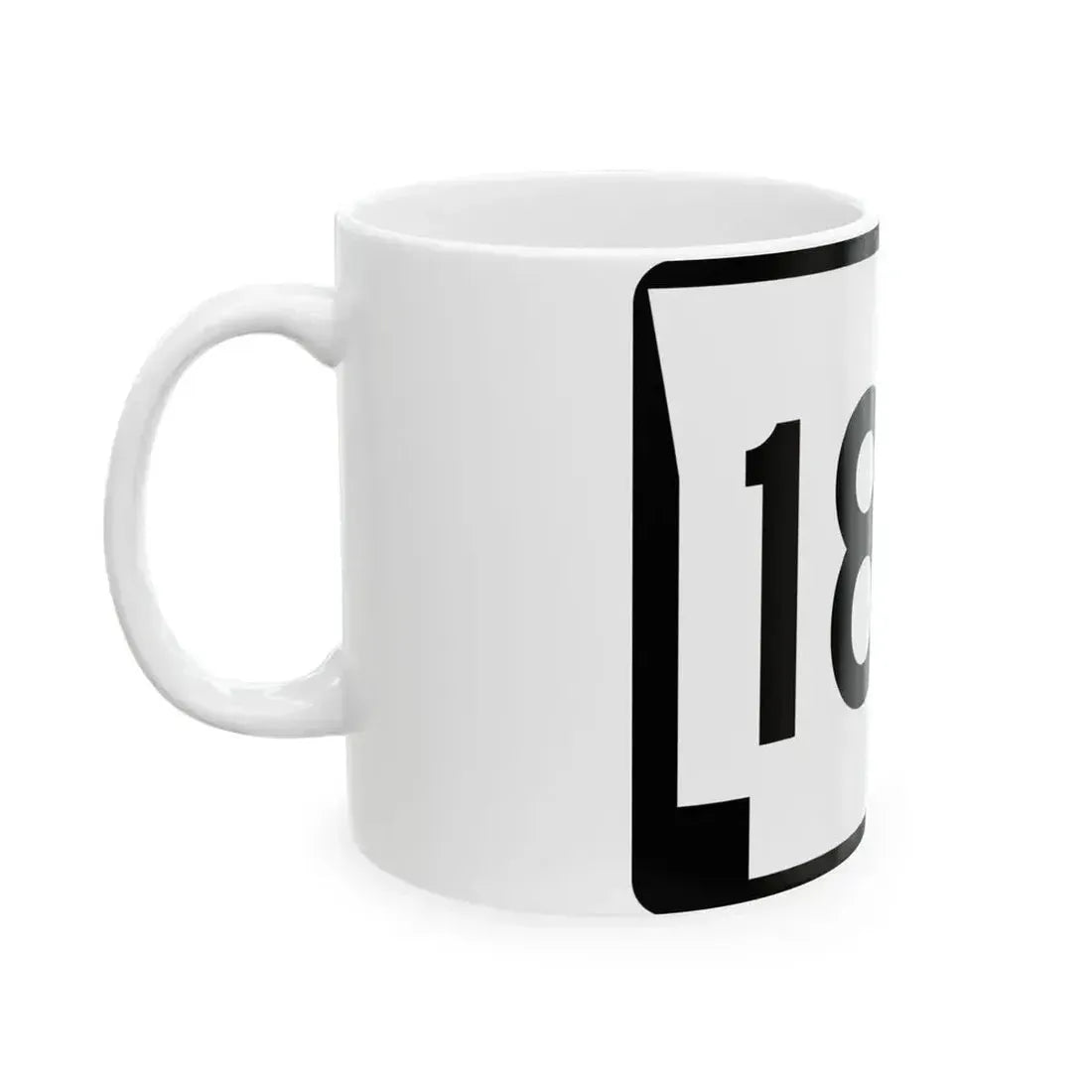 Arkansas 182 (Arkansas) (Road Sign) White Coffee Mug - Go Mug Yourself