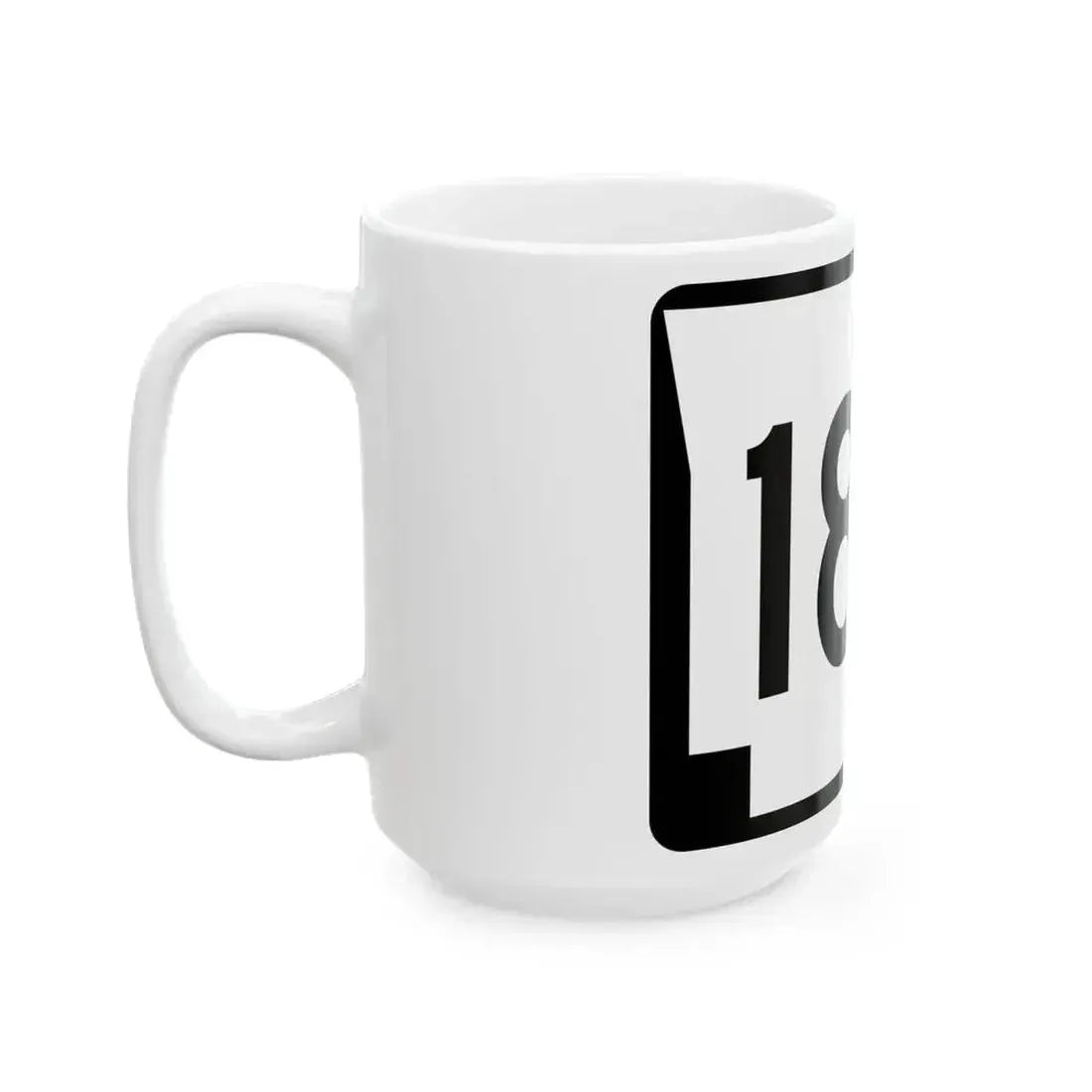 Arkansas 182 (Arkansas) (Road Sign) White Coffee Mug - Go Mug Yourself