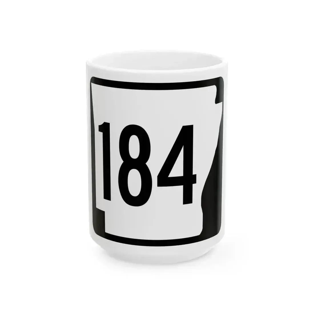 Arkansas 184 1970 (Arkansas) (Road Sign) White Coffee Mug - Go Mug Yourself