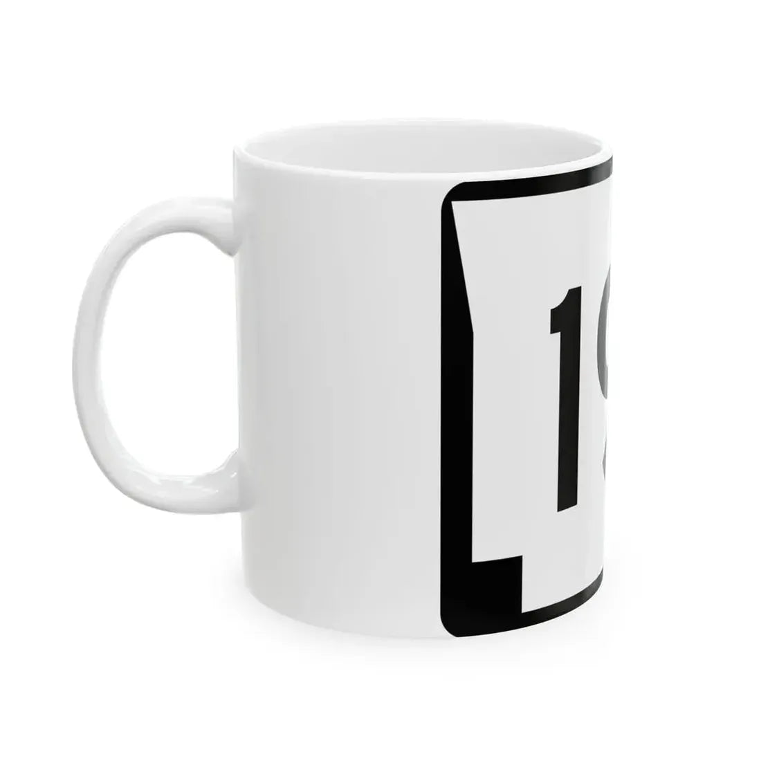 Arkansas 191 (Arkansas) (Road Sign) White Coffee Mug - Go Mug Yourself