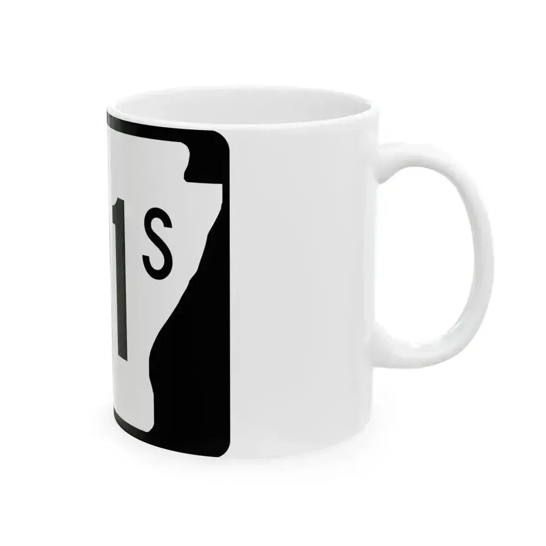 Arkansas 191S (Arkansas) (Road Sign) White Coffee Mug - Go Mug Yourself