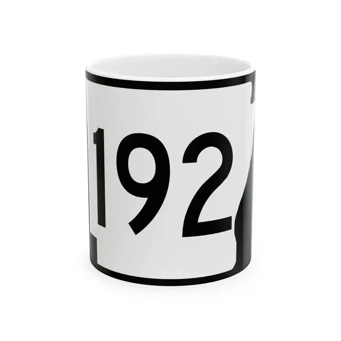 Arkansas 192 (Arkansas) (Road Sign) White Coffee Mug 11oz - Go Mug Yourself