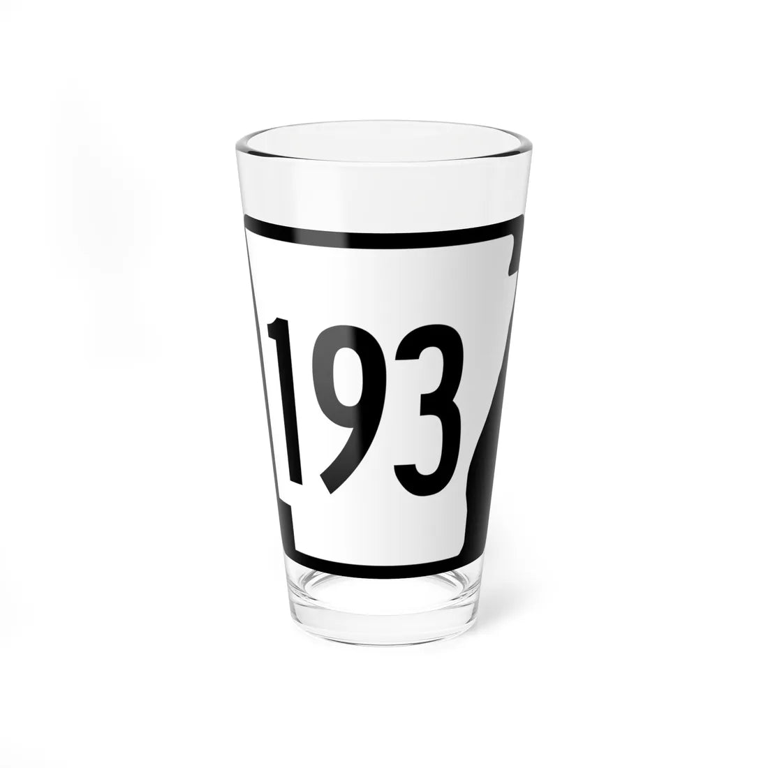 Arkansas 193 1970 (Arkansas) (Road Sign) Pint Glss 16oz 16oz - Go Mug Yourself